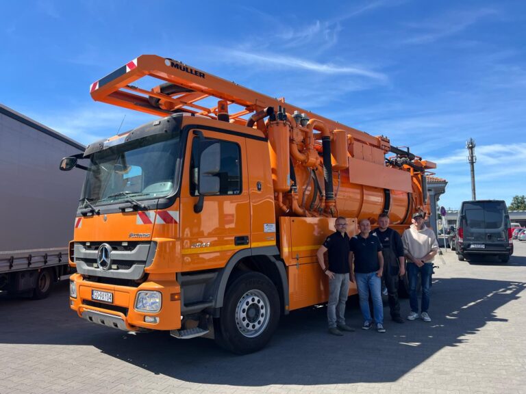 Muller Canalmaster F145 z recyklingiem Mercedes (2010) – zrealizowana dostawa